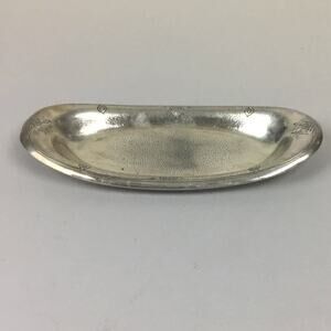 Vintage Reed & Barton Silverplate Oval Bread Basket Timeless Mid Century Piece